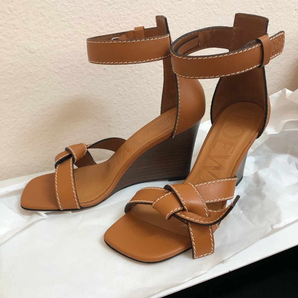 Loewe Wedge Gate Sandals